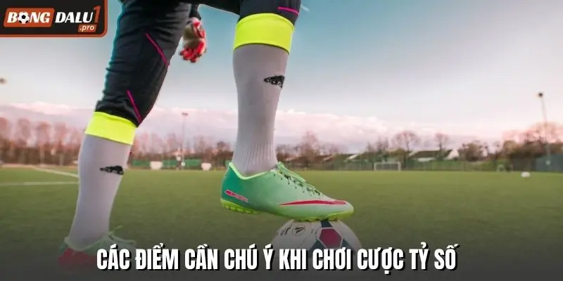 Các điểm cần chú ý khi chơi cược tỷ số